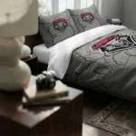 New Mexico Lobos Cracked Texture Bedding Set Best Selling