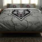 New Mexico Lobos Cracked Texture Bedding Set Best Selling
