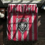 New Mexico Lobos Stripe Style Bedding Set Best Selling