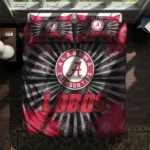 New Mexico Lobos Sunburst Splatter Bedding Set Best Selling