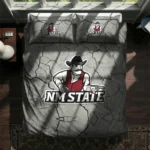 New Mexico State Aggies Cracked Texture Bedding Set Best Selling