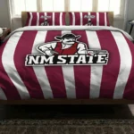 New Mexico State Aggies Stripe Style Bedding Set Best Selling
