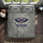 New Orleans Pelicans Cracked Texture Bedding Set Best Selling