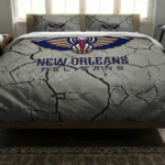 New Orleans Pelicans Cracked Texture Bedding Set Best Selling