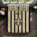 New Orleans Saints Stripe Style Bedding Set Best Selling