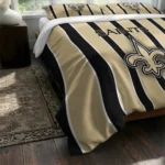 New Orleans Saints Stripe Style Bedding Set Best Selling