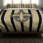 New Orleans Saints Stripe Style Bedding Set Best Selling
