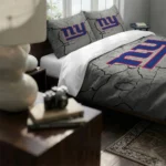 New York Giants Cracked Texture Bedding Set Best Selling