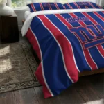 New York Giants Stripe Style Bedding Set Best Selling