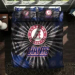 New York Giants Sunburst Splatter Bedding Set Best Selling