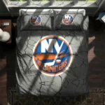 New York Islanders Cracked Texture Bedding Set Best Selling