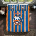 New York Islanders Stripe Style Bedding Set Best Selling