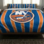 New York Islanders Stripe Style Bedding Set Best Selling