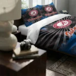 New York Islanders Sunburst Splatter Bedding Set Best Selling