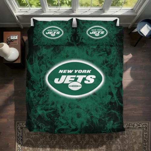 New York Jets Red Mist Bedding Set Best Selling