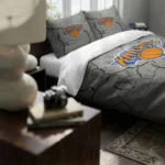 New York Knicks Cracked Texture Bedding Set Best Selling