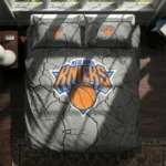 New York Knicks Cracked Texture Bedding Set Best Selling