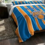New York Knicks Stripe Style Bedding Set Best Selling