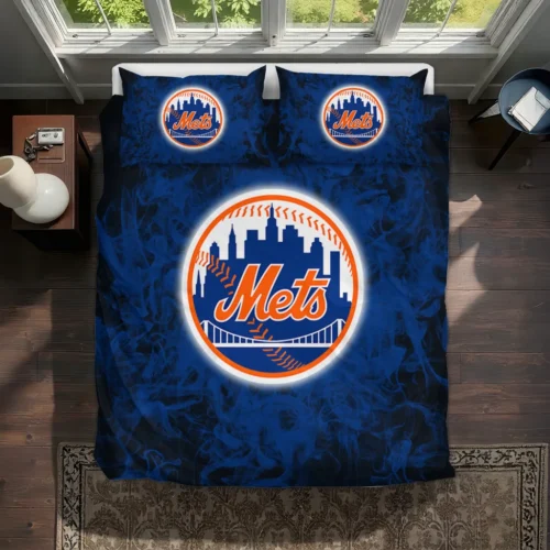 New York Mets Red Mist Bedding Set Best Selling