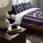 New York Mets Stripe Style Bedding Set Best Selling