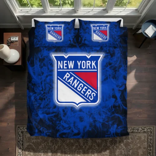 New York Rangers Red Mist Bedding Set Best Selling