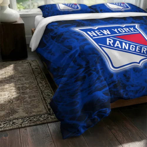 New York Rangers Red Mist Bedding Set Fashion Forward