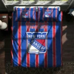 New York Rangers Stripe Style Bedding Set Best Selling