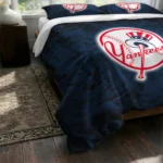 New York Yankees Red Mist Bedding Set Best Selling
