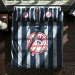 New York Yankees Stripe Style Bedding Set Best Selling