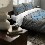 North Carolina Tar Heels Cracked Texture Bedding Set Best Selling