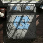 North Carolina Tar Heels Cracked Texture Bedding Set Best Selling