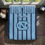 North Carolina Tar Heels Stripe Style Bedding Set Best Selling