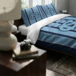 North Carolina Tar Heels Stripe Style Bedding Set Best Selling