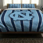 North Carolina Tar Heels Stripe Style Bedding Set Best Selling