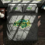 North Dakota State Bison Cracked Texture Bedding Set Best Selling