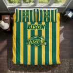 North Dakota State Bison Stripe Style Bedding Set Best Selling