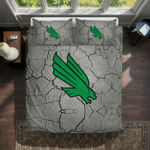 North Texas Mean Green Cracked Texture Bedding Set Best Selling