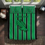North Texas Mean Green Stripe Style Bedding Set Best Selling