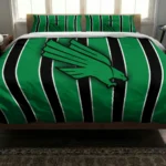 North Texas Mean Green Stripe Style Bedding Set Best Selling