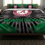North Texas Mean Green Sunburst Splatter Bedding Set Best Selling