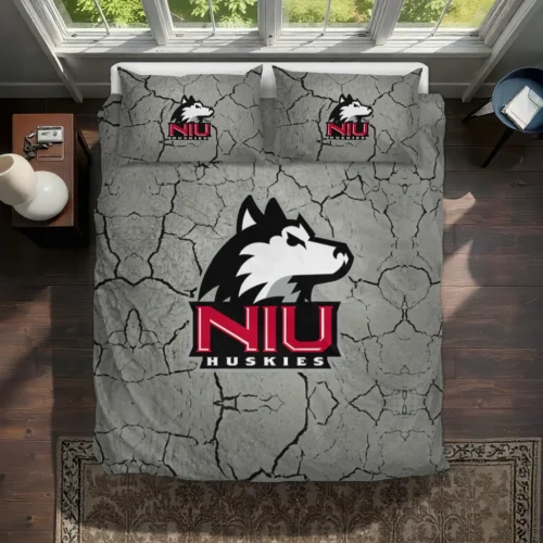 Northern Illinois Huskies Cracked Texture Bedding Set Best Selling