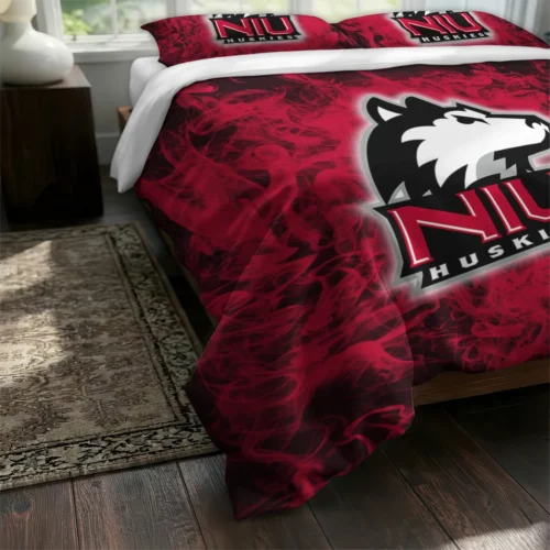 Northern Illinois Huskies Red Mist Bedding Set Fashion Forward