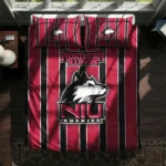 Northern Illinois Huskies Stripe Style Bedding Set Best Selling