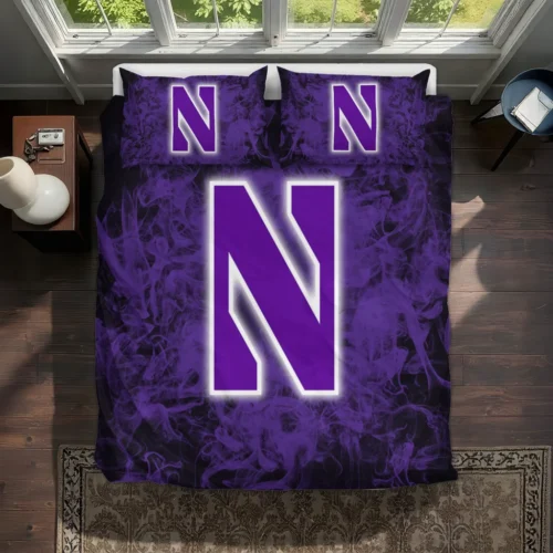 Northwestern Wildcats Red Mist Bedding Set Best Selling