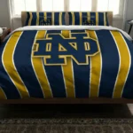 Notre Dame Fighting Irish Stripe Style Bedding Set Best Selling