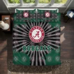 Ohio Bobcats Sunburst Splatter Bedding Set Best Selling