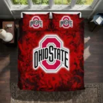 Ohio State Buckeyes Red Mist Bedding Set Best Selling