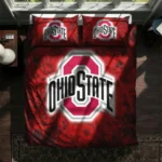 Ohio State Buckeyes Red Mist Bedding Set Best Selling
