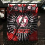 Ohio State Buckeyes Sunburst Splatter Bedding Set Best Selling