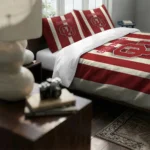 Oklahoma Sooners Stripe Style Bedding Set Best Selling